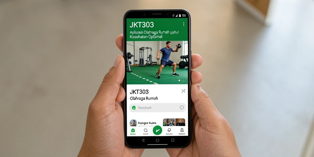 Tampilan antarmuka pengguna JKT303 yang simpel dan mudah dinavigasi.