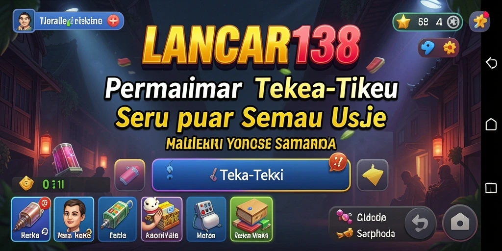 Tampilan antarmuka <strong>LANCAR138</strong> yang menarik dan intuitif untuk permainan Teka-Teki.