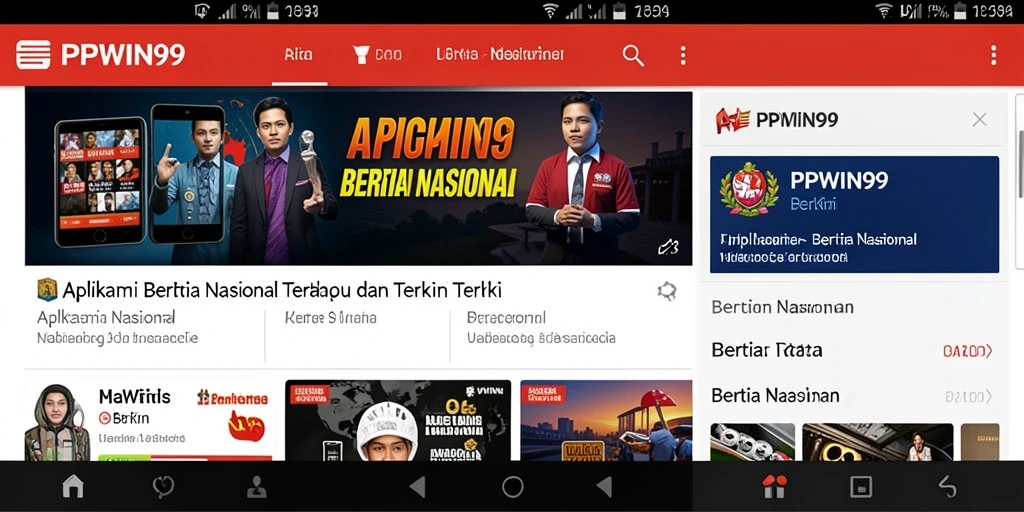Antarmuka aplikasi PPWIN99 yang mudah digunakan dan informatif.
