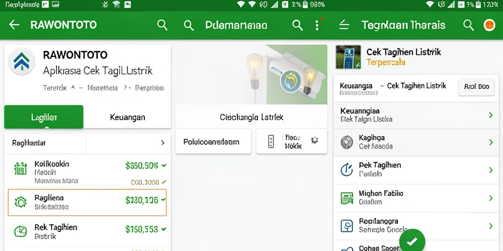 Tampilan antarmuka pengguna RAWONTOTO yang sederhana dan efektif.