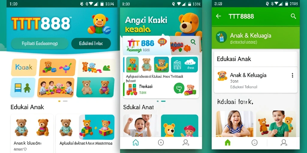 Tampilan antarmuka TTT888 yang penuh warna dan interaktif untuk belajar.