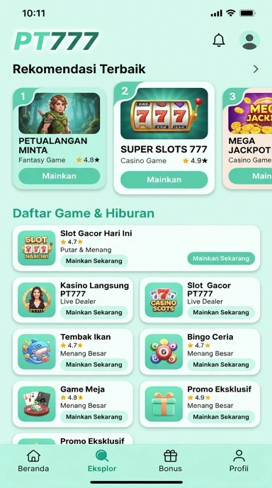 pt777 - Halaman Indeks Aplikasi Populer & Kanal Uji Terbaik
